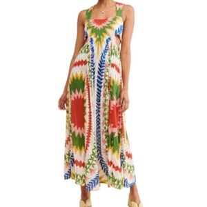 Anthropologie piper bandeau Joao Incerti Bandeau Maxi Dress sundress XS
